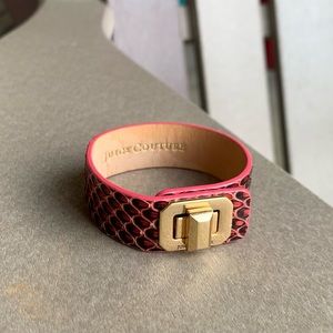 Juicy Couture pink python bracelet